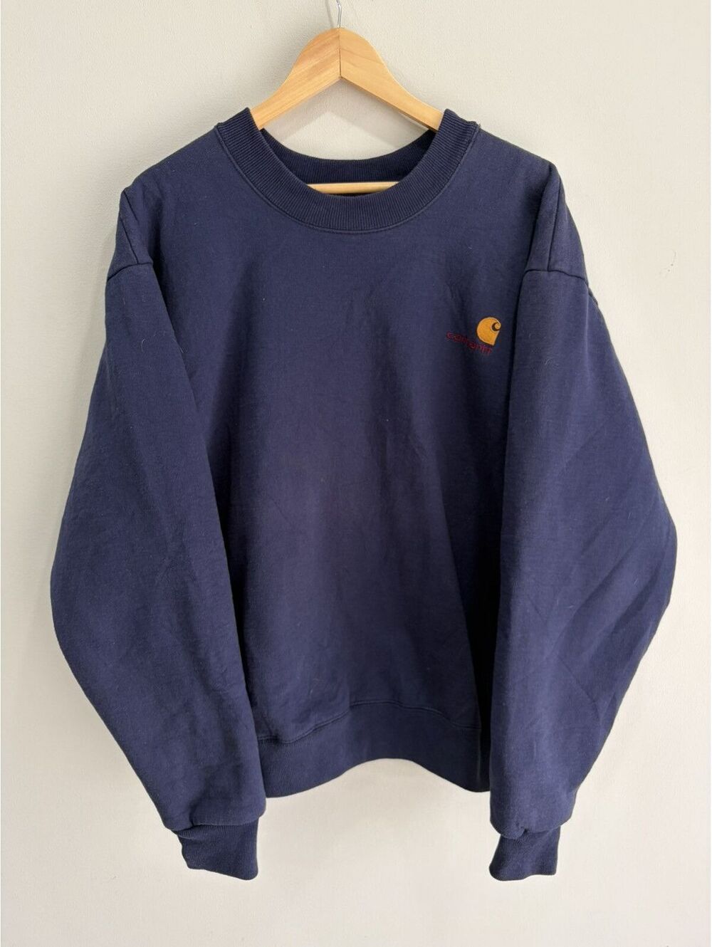 Vintage 90s Carhartt Thermal Lined Sweater Sweatshirt